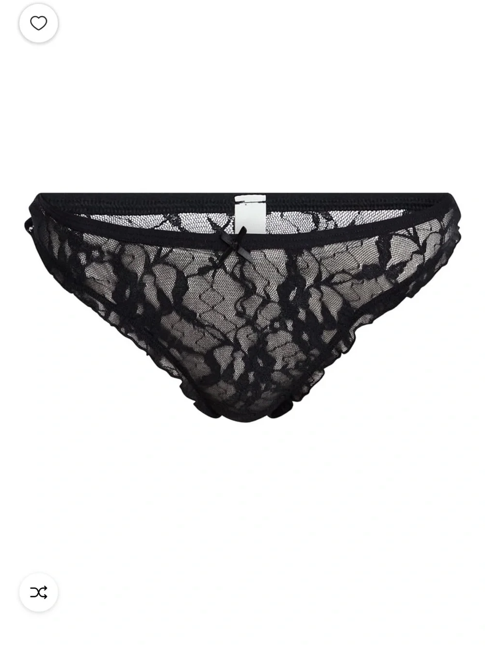 3-Pack Bikini thong- Red Gingham, White with Red Trim, Black Lace